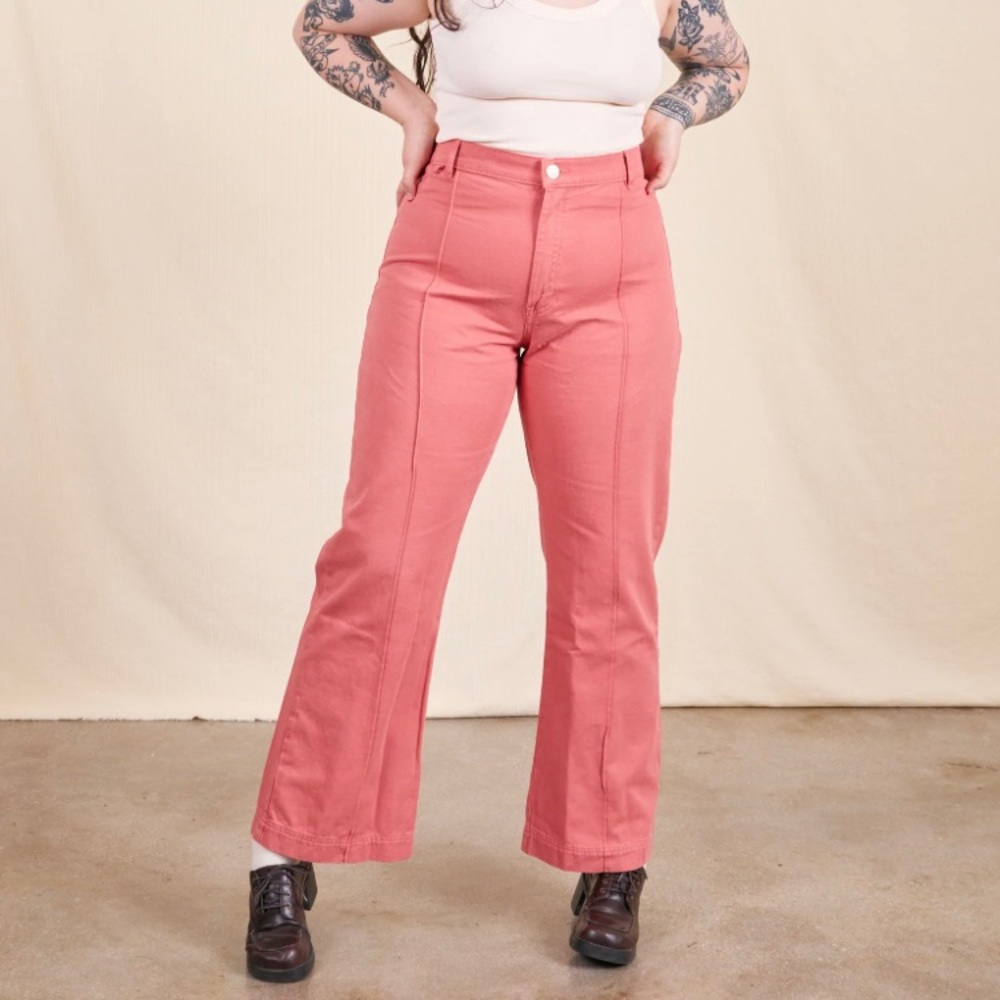 Big Bud Press Western Pants in Raspberry Sorbet (XS)